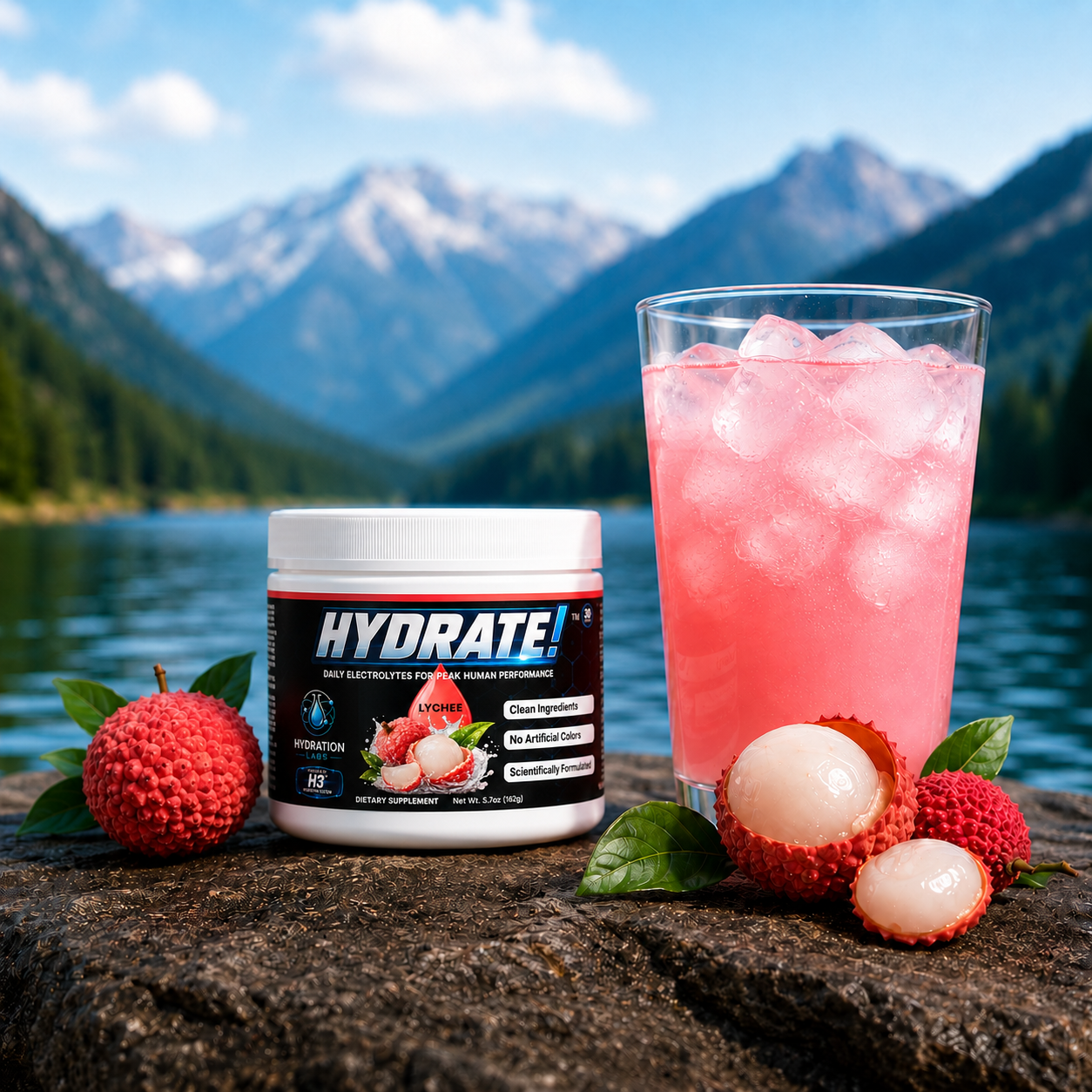 HYDRATE! (Lychee) Advanced Electrolyte Hydration Powder