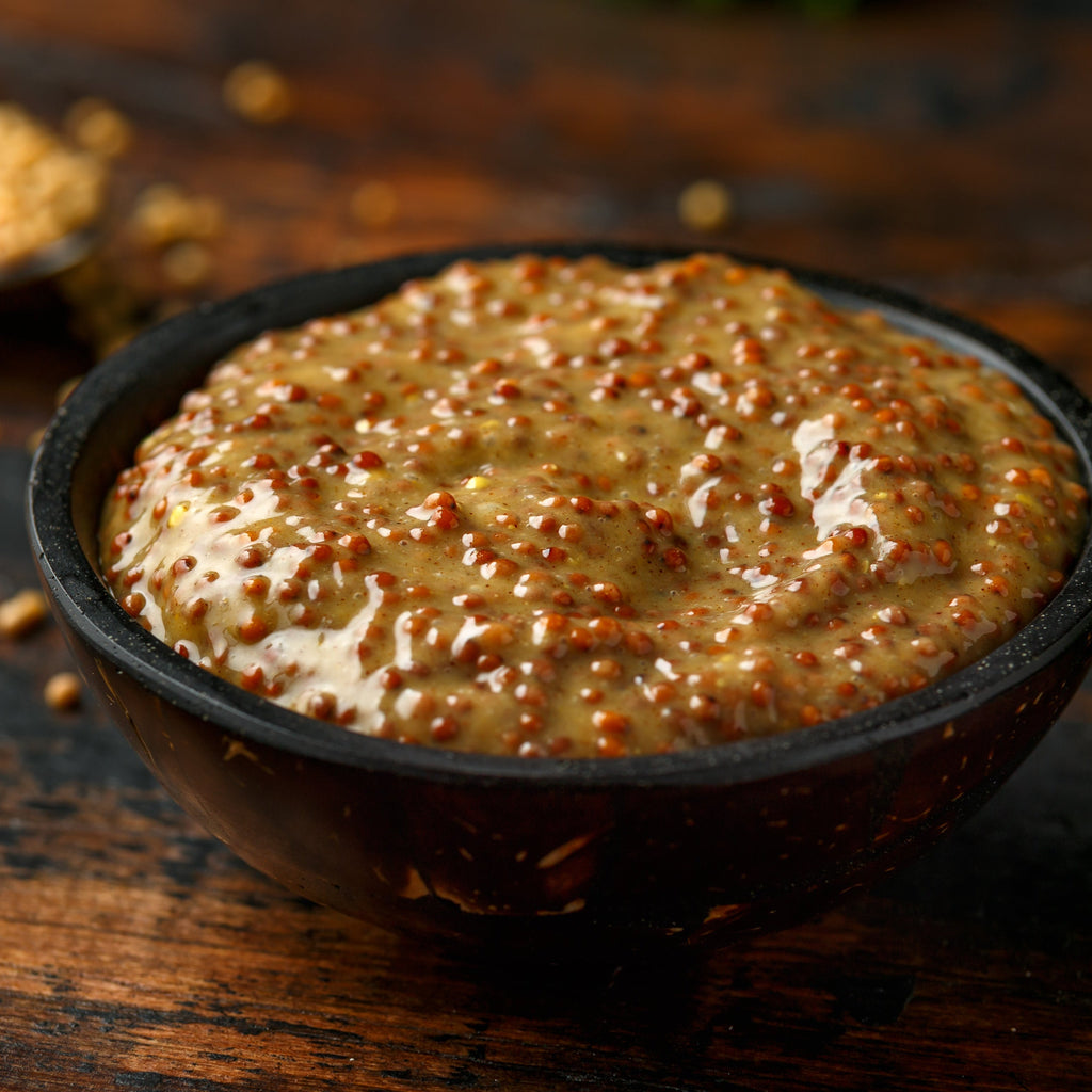 Smoky Sweet Mustard Seasoning Low Sodium: MACK'S BACK