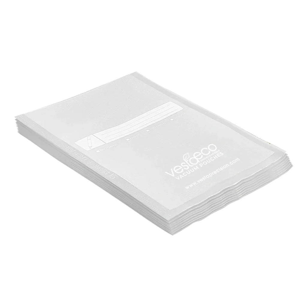 VestaEco Compostable Chamber Vacuum Seal Pouches 11 x 16 in (Gallon) (QTY 100), SKU 218113