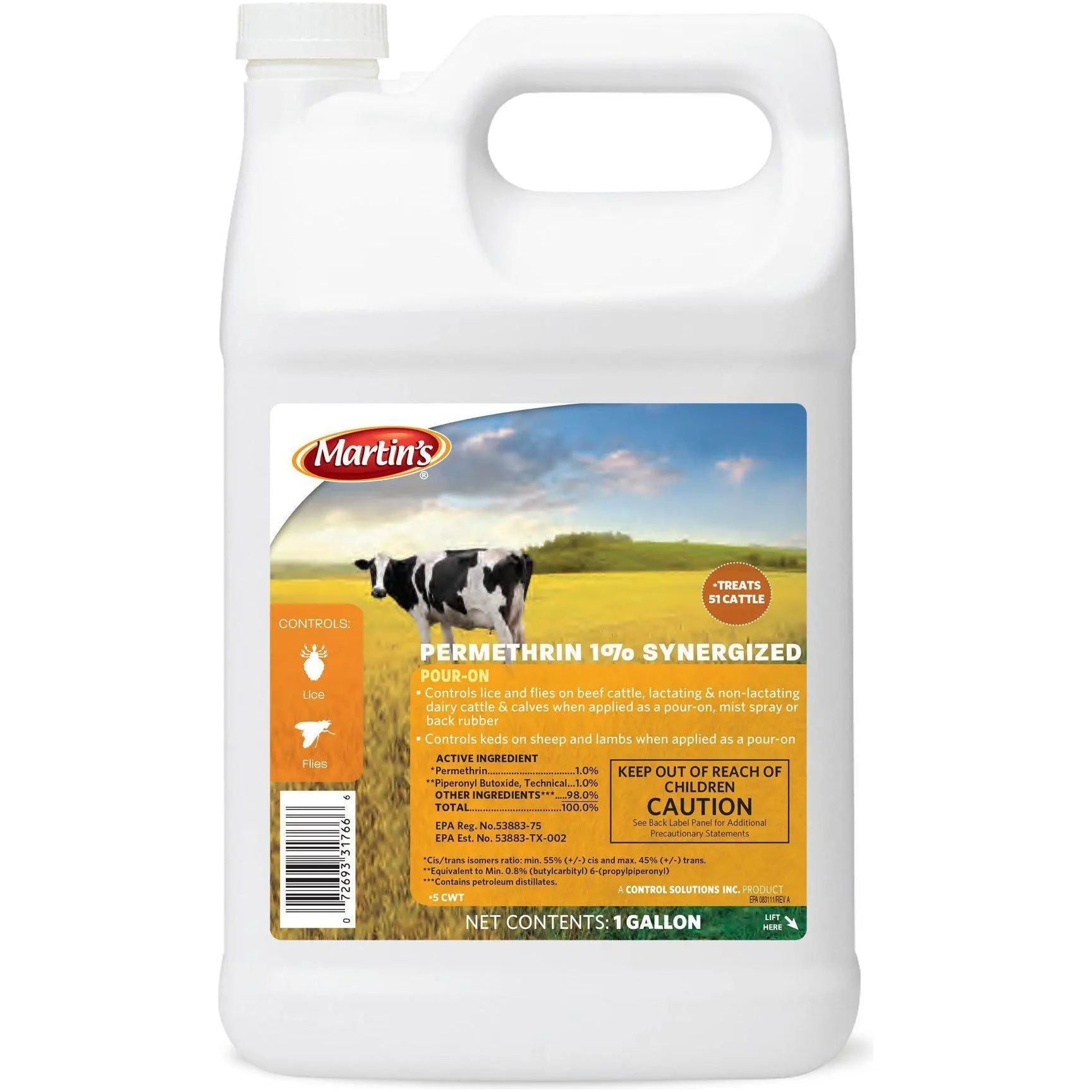 Beef Cat Martins Permethrin 1% Synergized Cattle Gallon