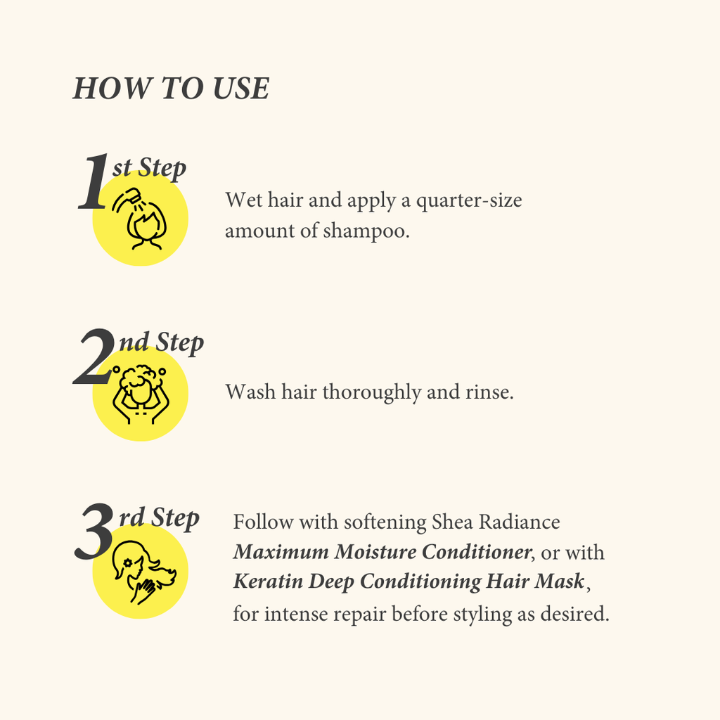Maximum Moisture Shampoo for Dry, Curly & Natural Hair with Rosemary & Peppermint