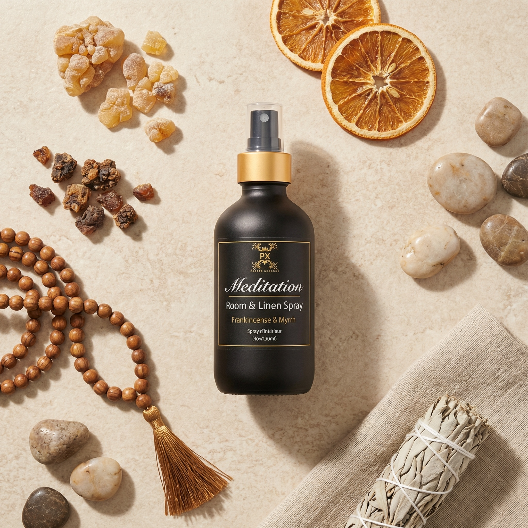 Meditation Room, Linen, & Body Spray