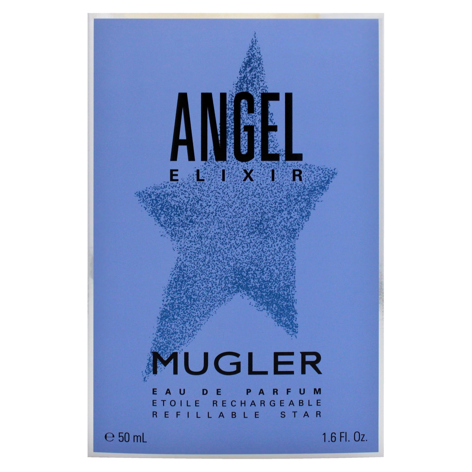 Mugler Angel Elixir Eau de Parfum Refillable Spray for Women, 1.6 oz
