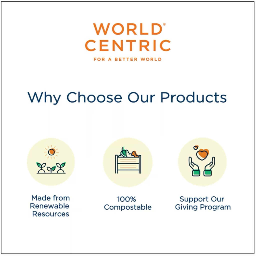 World Centric 2-Ply Dinner Napkins 4x8in Recycled Paper Compostable (QTY 3000), SKU NP-SC-DN