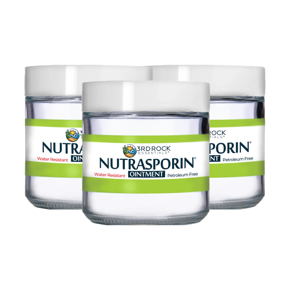 Nutrasporin® - 3oz JAR - All Natural First Aid Ointment 100ppm Silver Gel (Water Resistant)