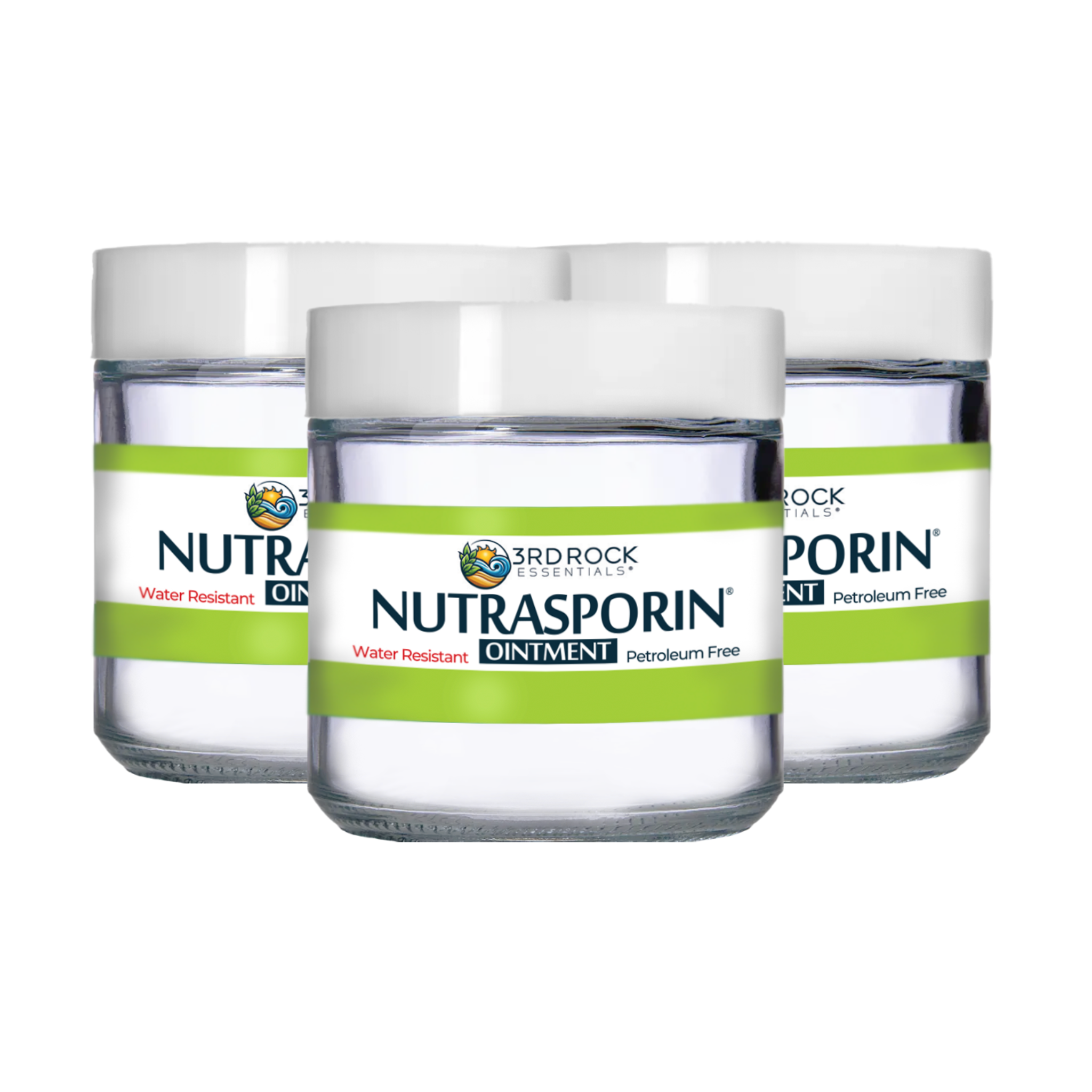 Nutrasporin® - 3oz JAR - All Natural First Aid Ointment 100ppm Silver Gel (Water Resistant)