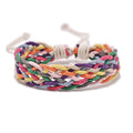 Cotton Linen Color Nine Strand Export Bracelet