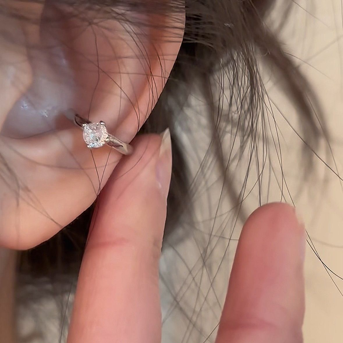 Simple Light Luxury Cold Female Style Unique Niche High Ear Clip