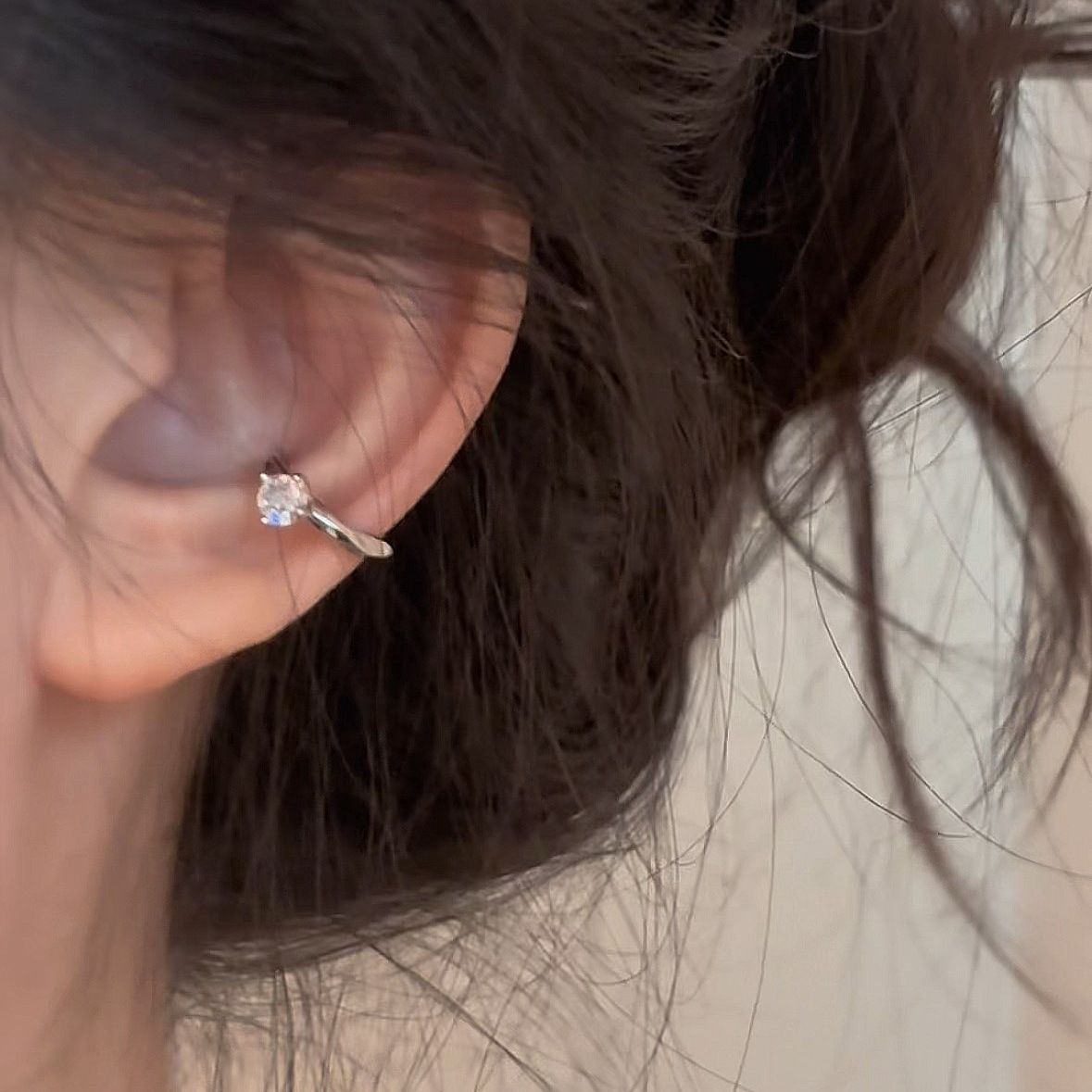 Simple Light Luxury Cold Female Style Unique Niche High Ear Clip