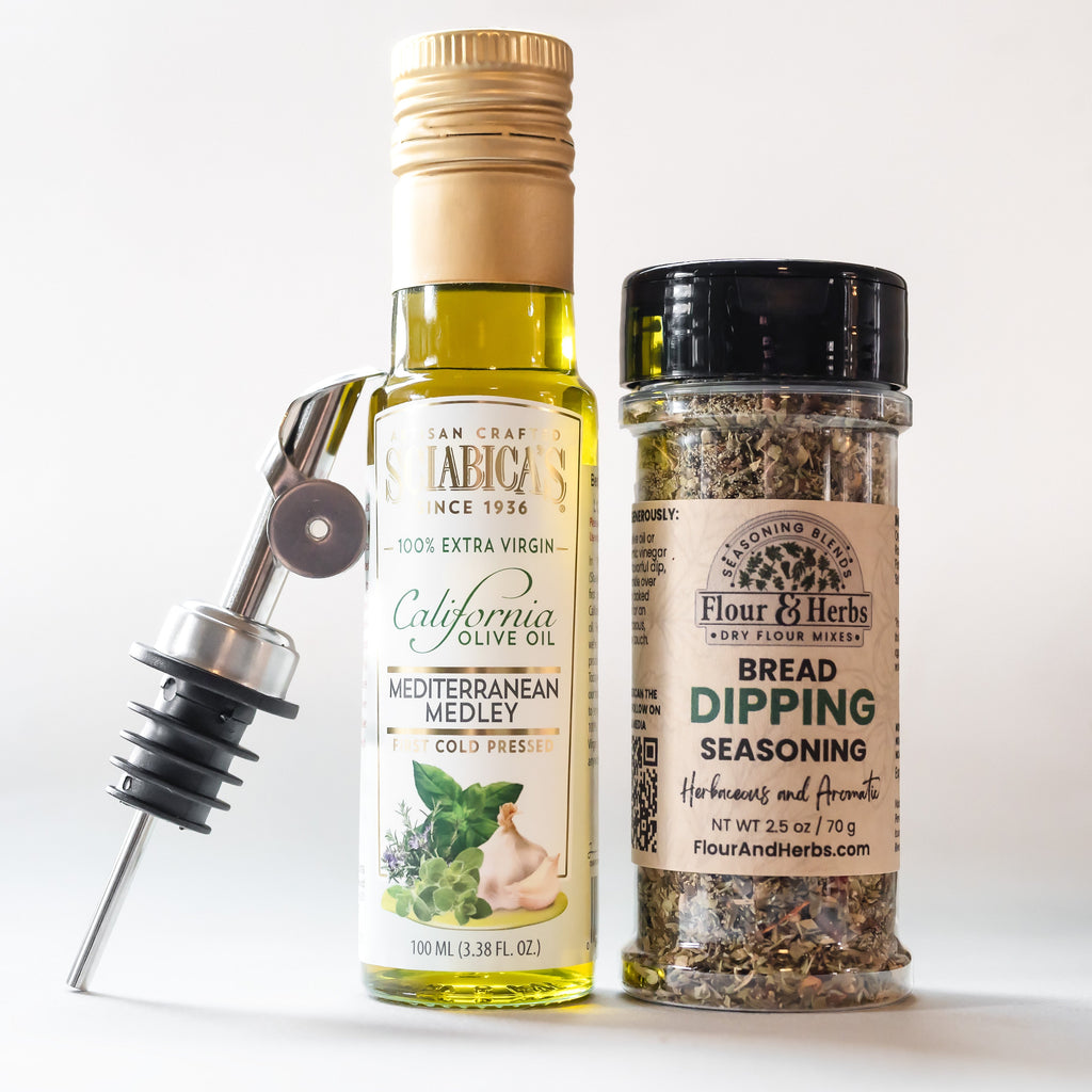 Bread Dipping Gift Box – Olive Oil & Artisan Seasoning Set