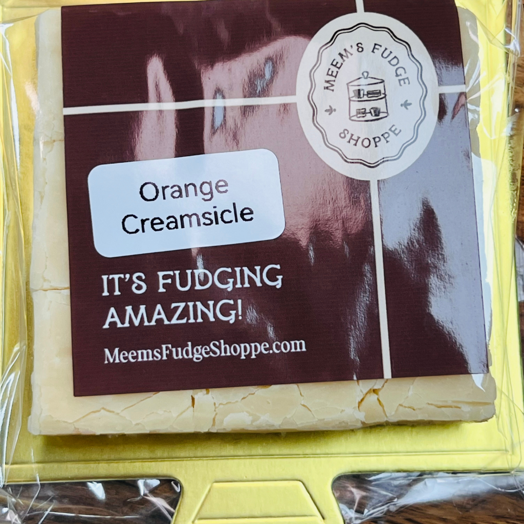 Handmade Orange Creamsicle Fudge | Meem's Fudge Shoppe