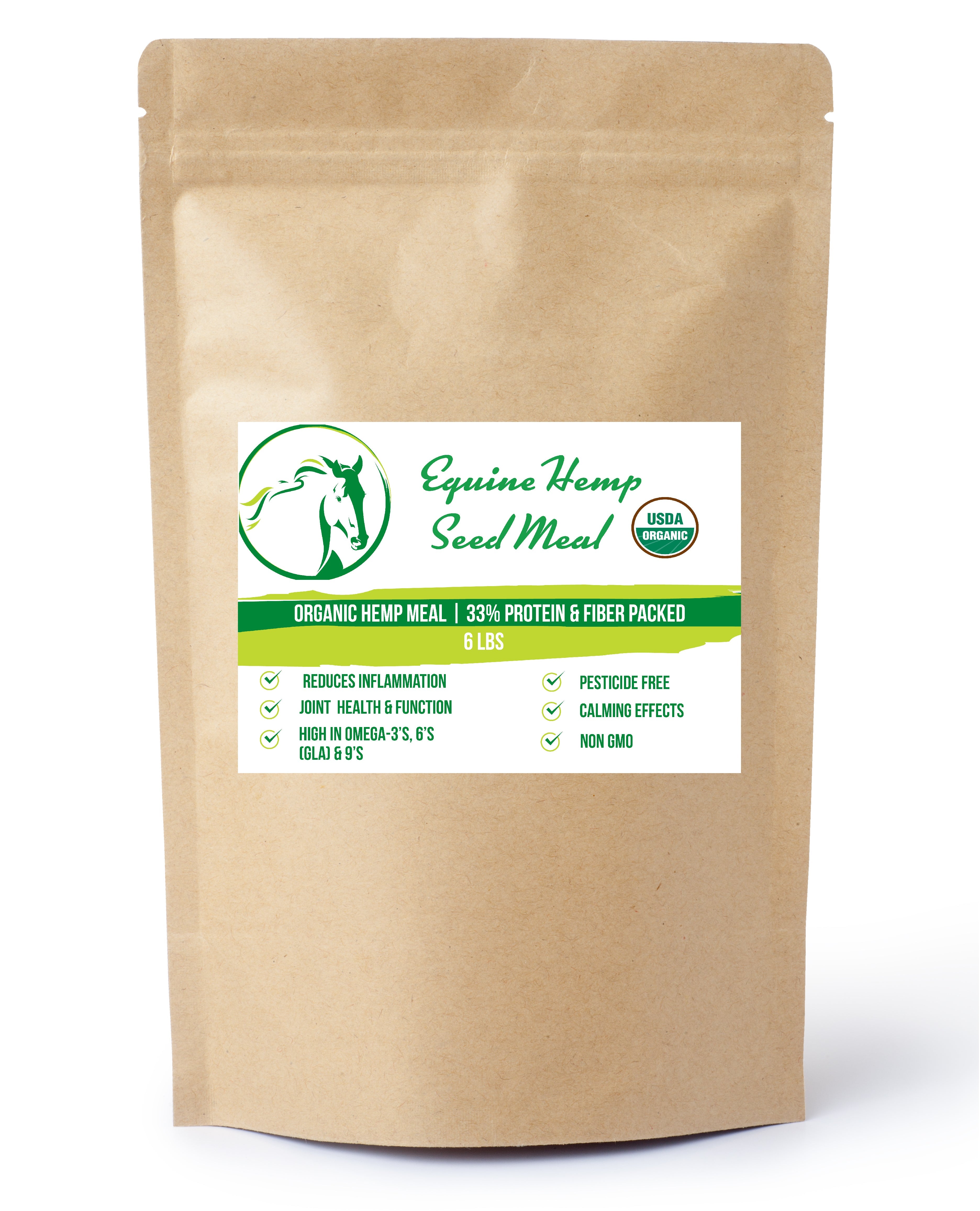 Organic Equine Hemp Meal Protein