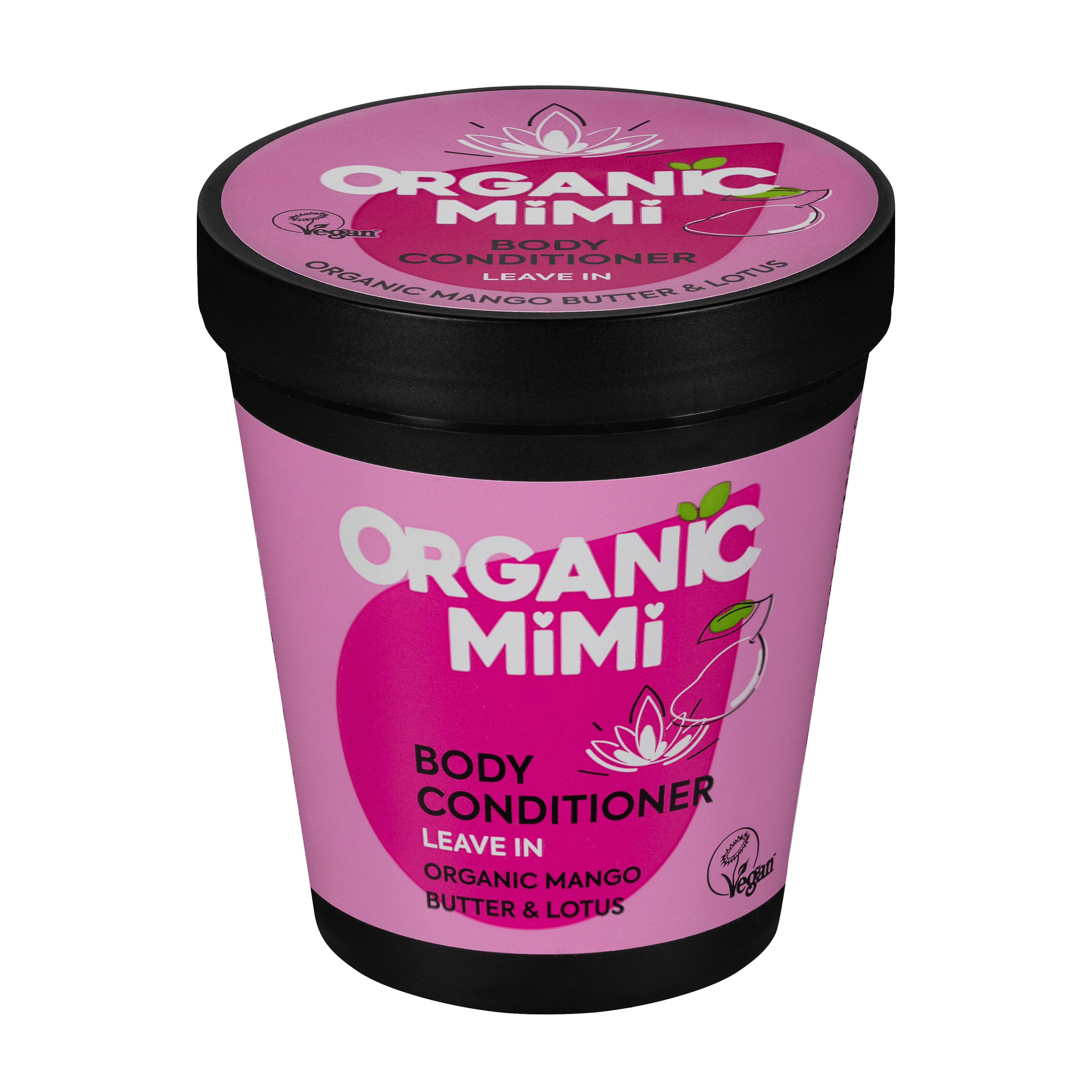 Organic Mimi, Body Conditioner Leave In Mango & Lotus, 200 ml