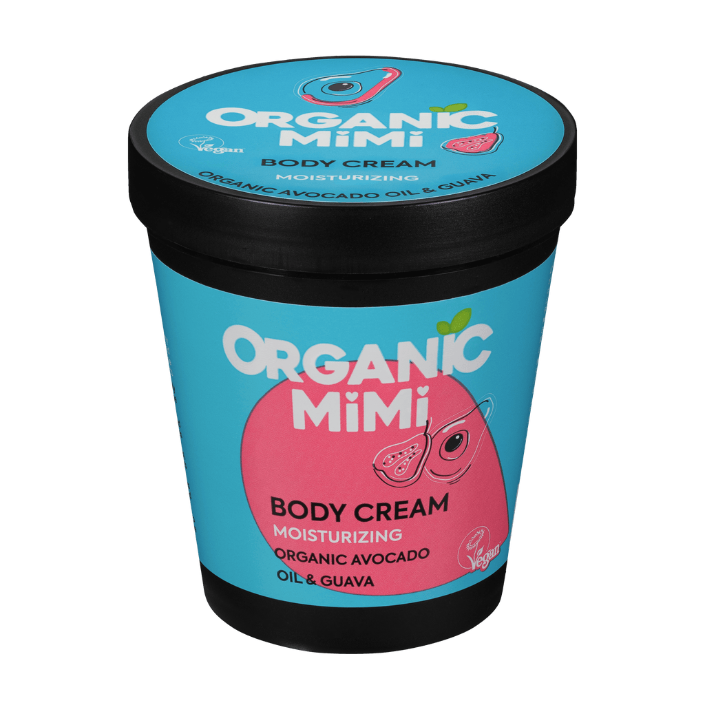 Organic Mimi, Body Cream Moisturizing Avocado & Guava, 200 ml