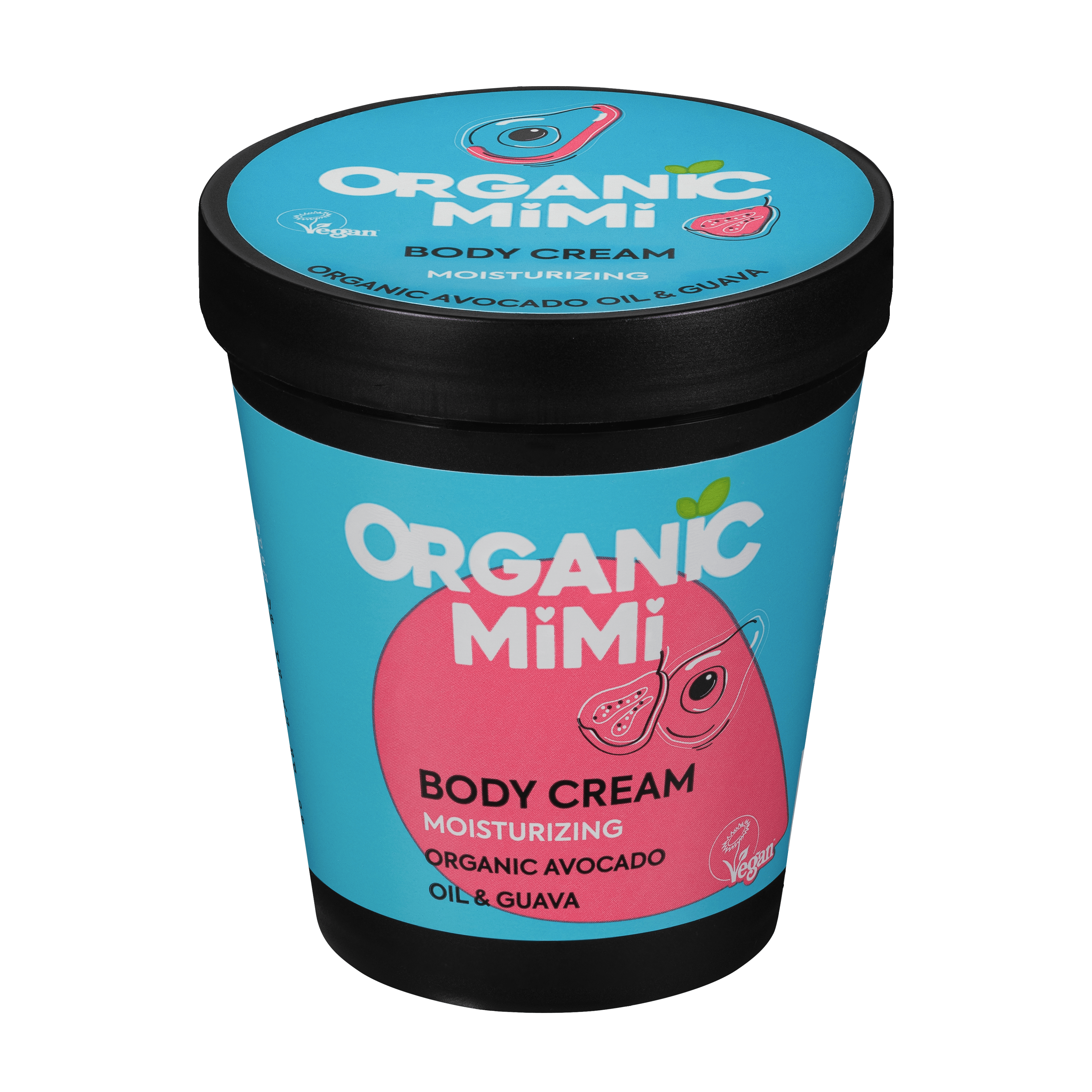 Organic Mimi, Body Cream Moisturizing Avocado & Guava, 200 ml