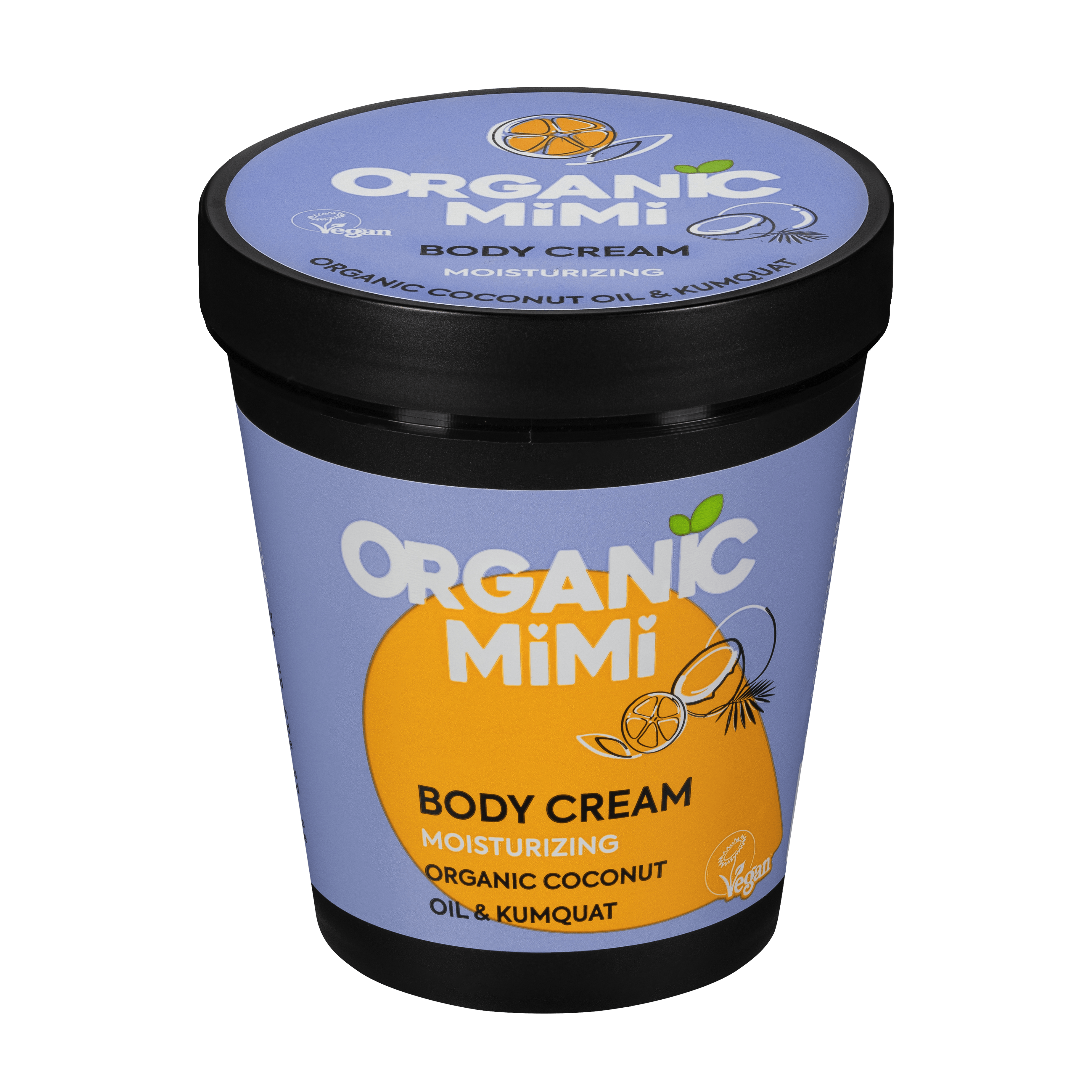 Organic Mimi, Body Cream Moisturizing Coconut & Kumquat, 200 ml
