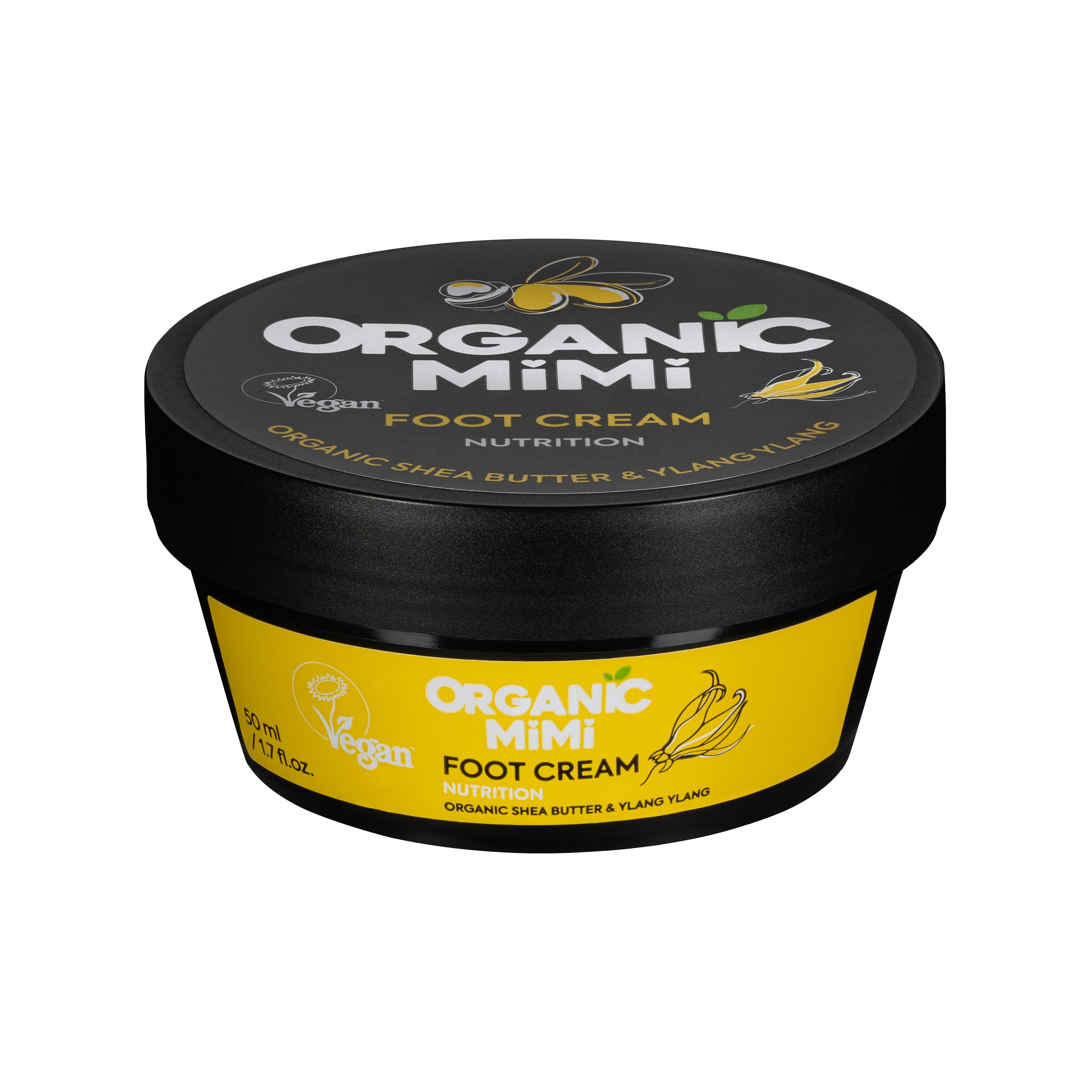 Organic Mimi, Foot Cream Nutrition Shea & Ylang Ylang, 50 ml