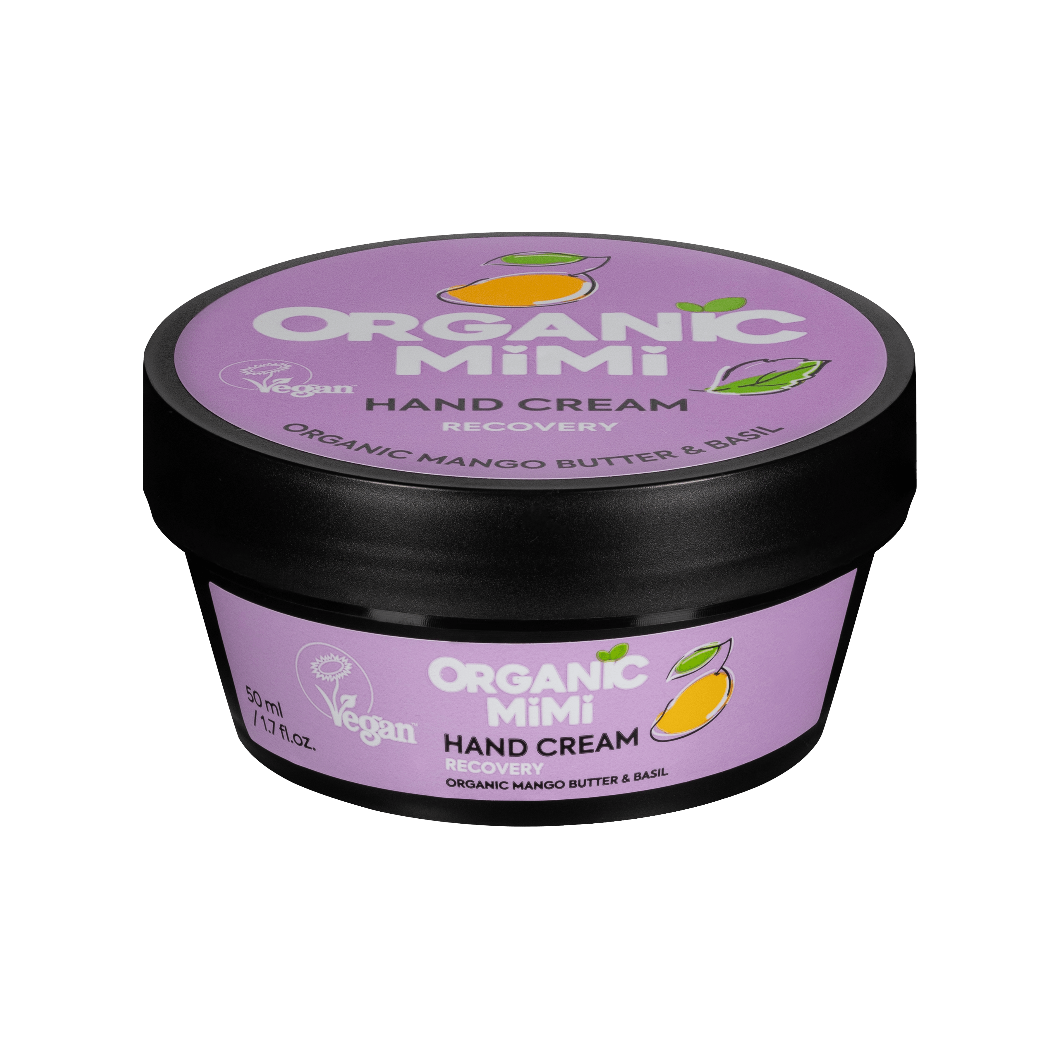 Organic Mimi, Hand Cream Recovery Mango & Basil, 50 ml