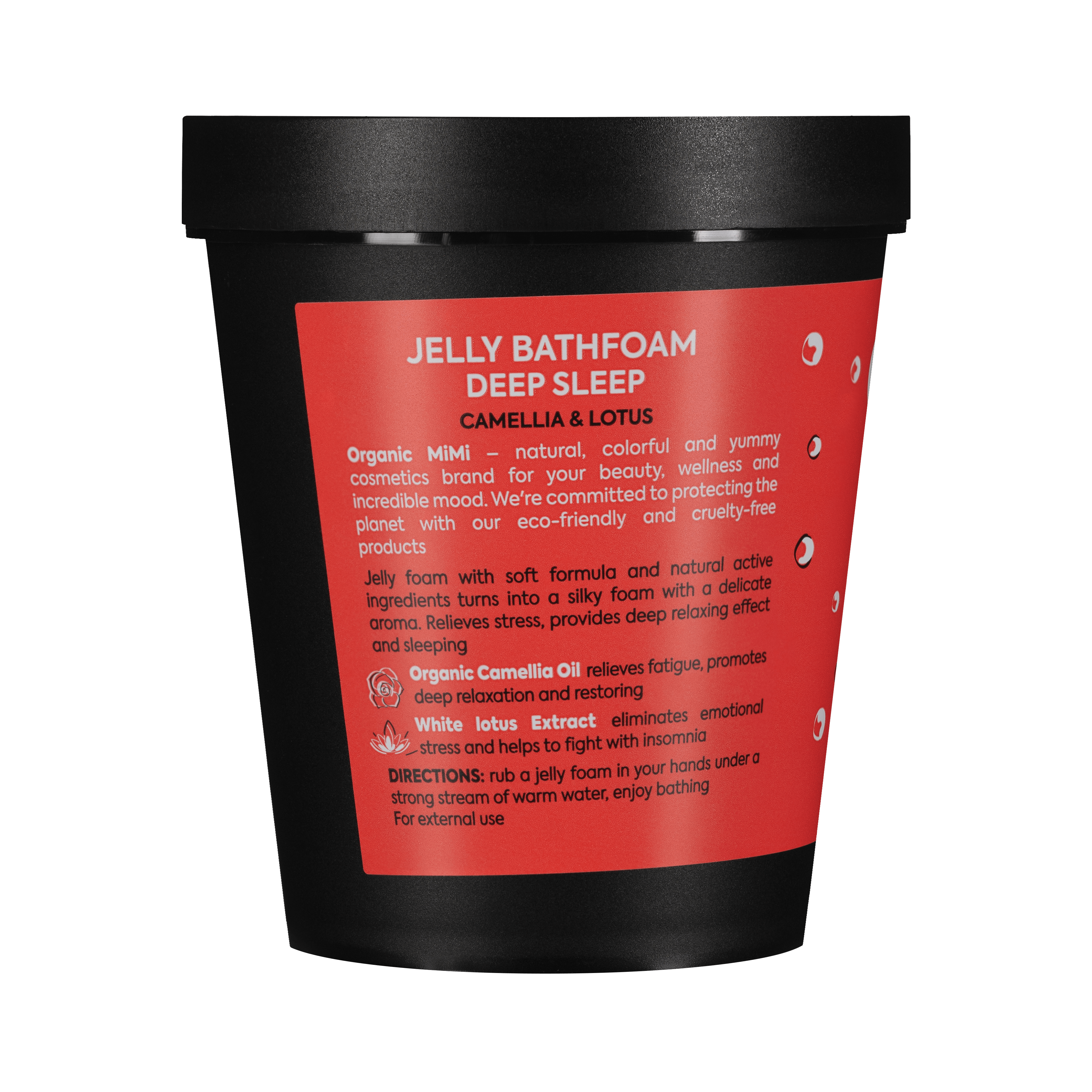 Organic Mimi, Jelly Bathfoam Deep Sleep Camellia & Lotus, 200 ml