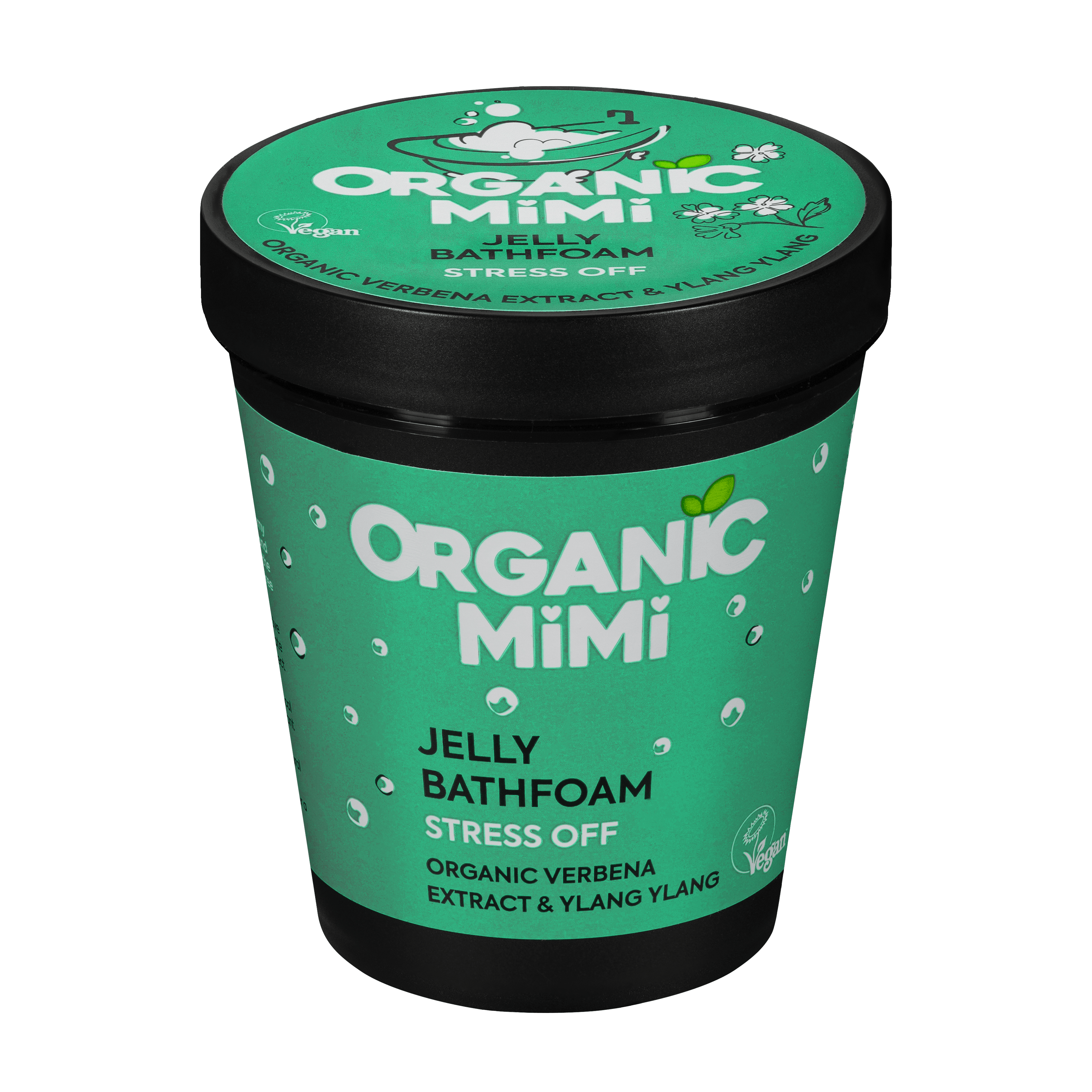 Organic Mimi, Jelly Bathfoam Stress Off Verbena & Ylang Ylang, 200 ml