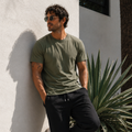Oura (Aura) Organic Crew Tee (Forest Green)
