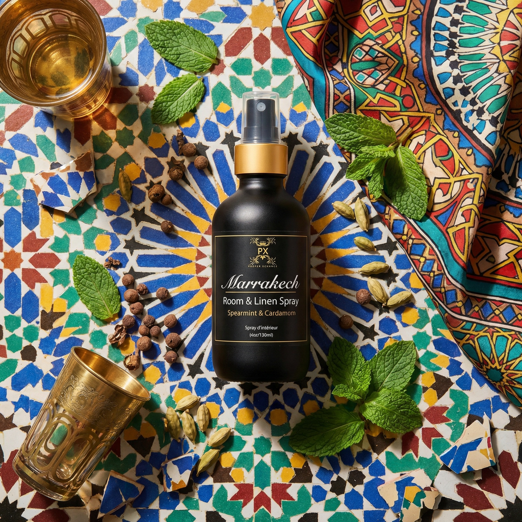 Marrakech Room, Linen, & Body Spray
