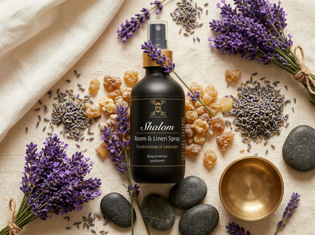 Shalom Room, Linen, and Body Spray