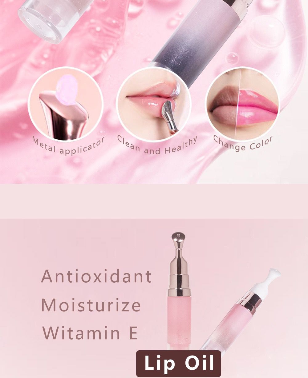 Glow Pop Gluten-Free Lip Stain – Nut-Free, Vegan All-Day Color-Changing Lip Tint