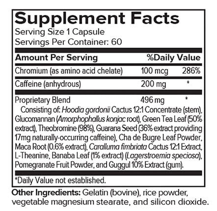 Portions Master Caffeine Plus (60 Count)