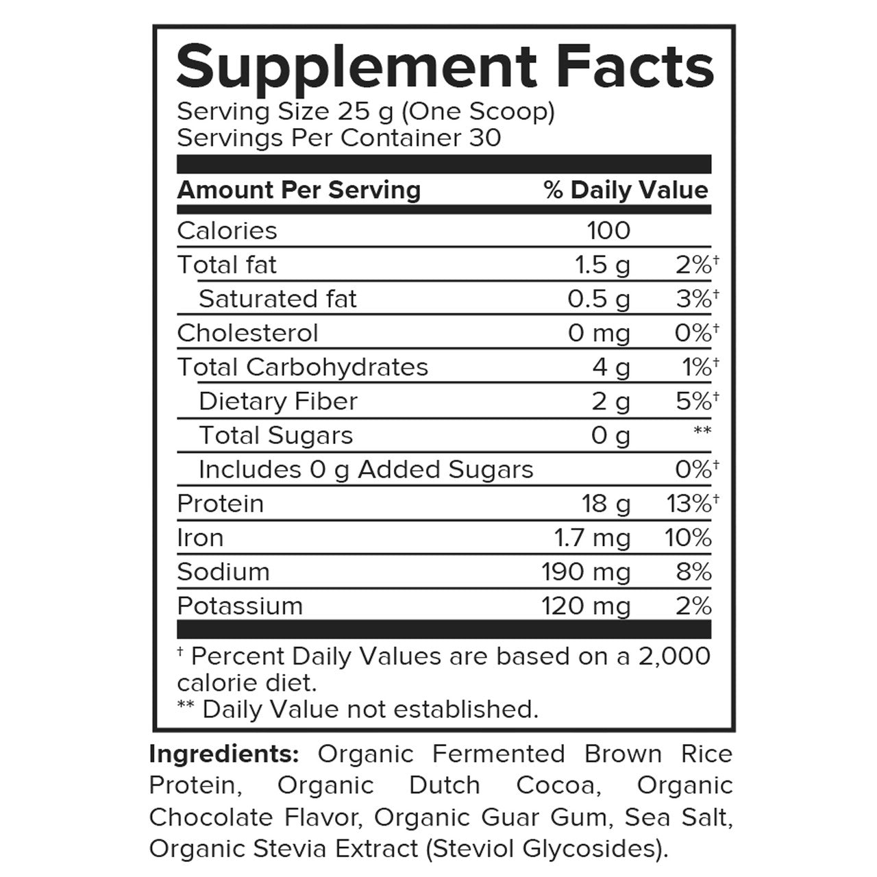 Portions Master Plant Protein Chocolate