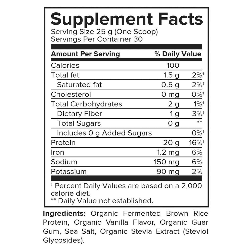 Portions Master Plant Protein Vanilla