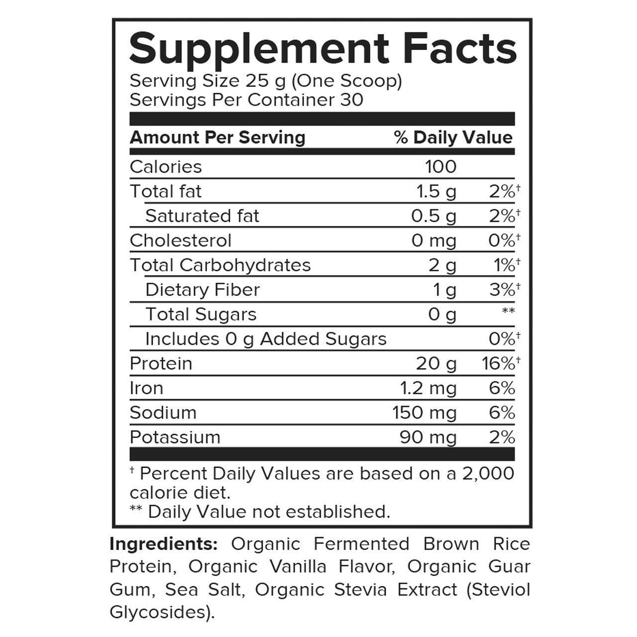 Portions Master Plant Protein Vanilla