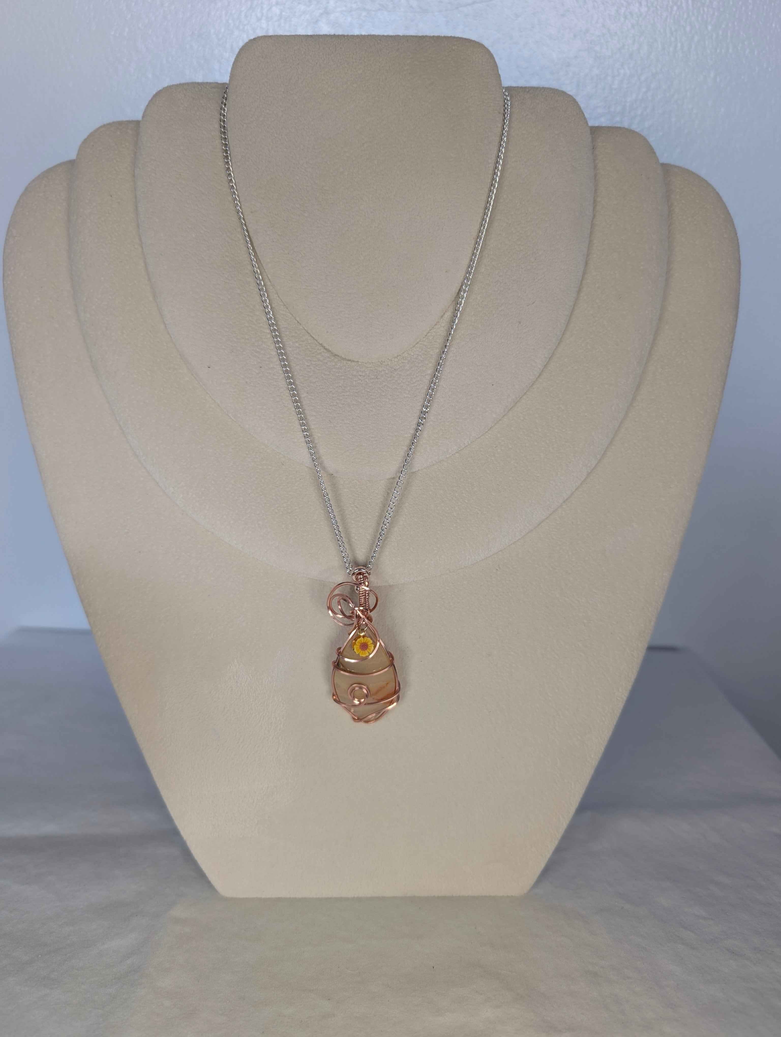 Carnelian Cabochon *Unplated Copper*