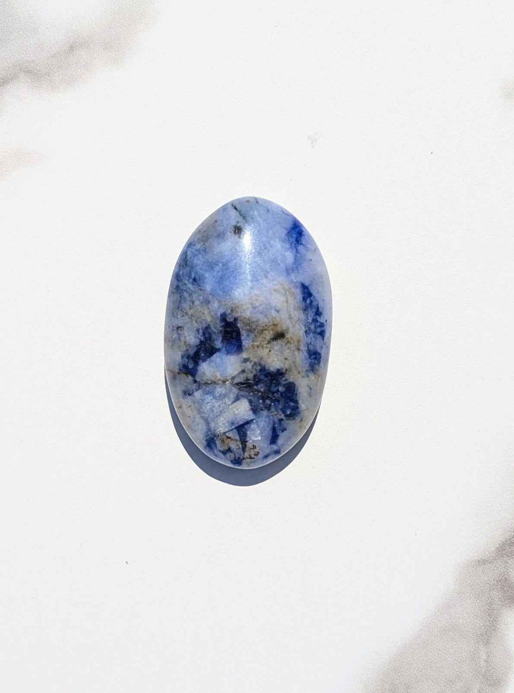 Dumortierite Palm Stones – Focus, Patience & Mental Clarity