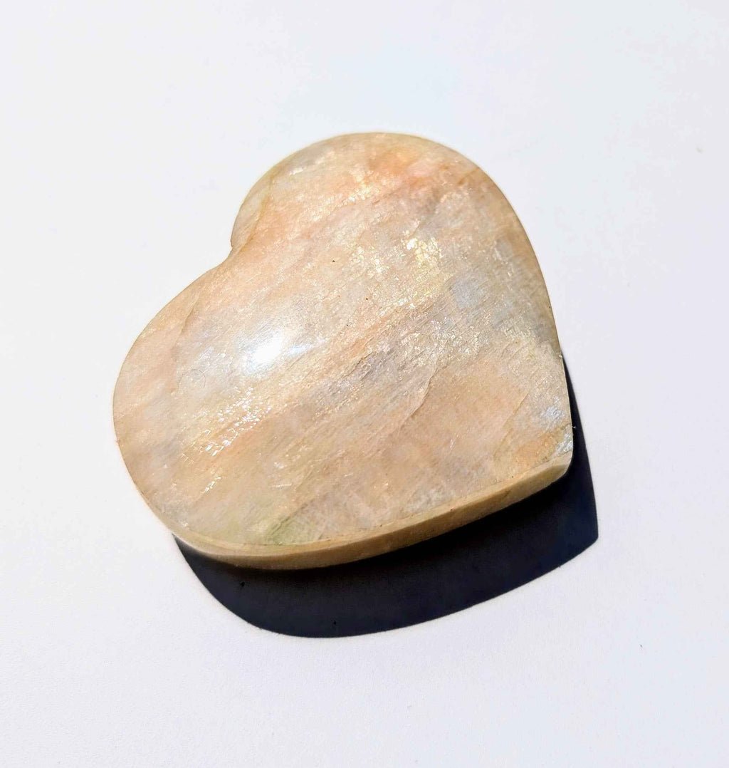 Moonstone Palm Stones – Intuition, Emotional Balance & New Beginnings