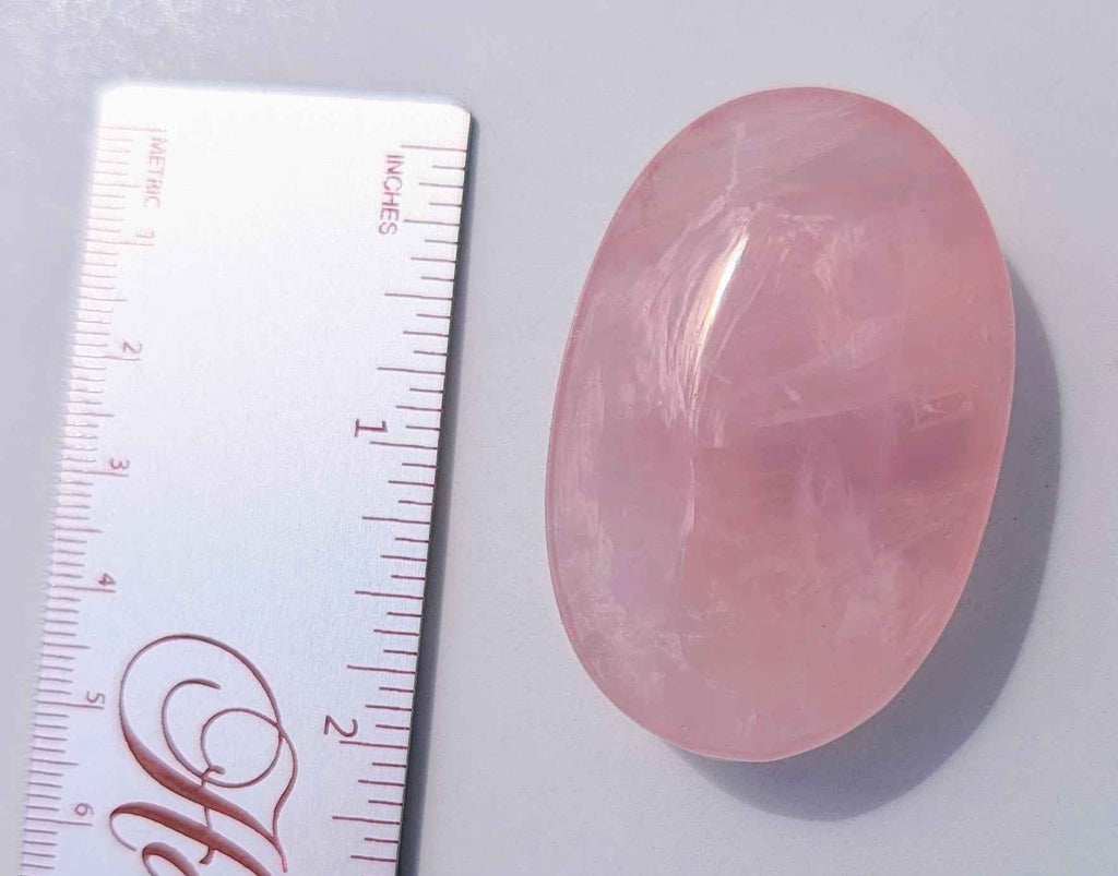 Rose Quartz Palm Stones – Love, Compassion & Emotional Healing