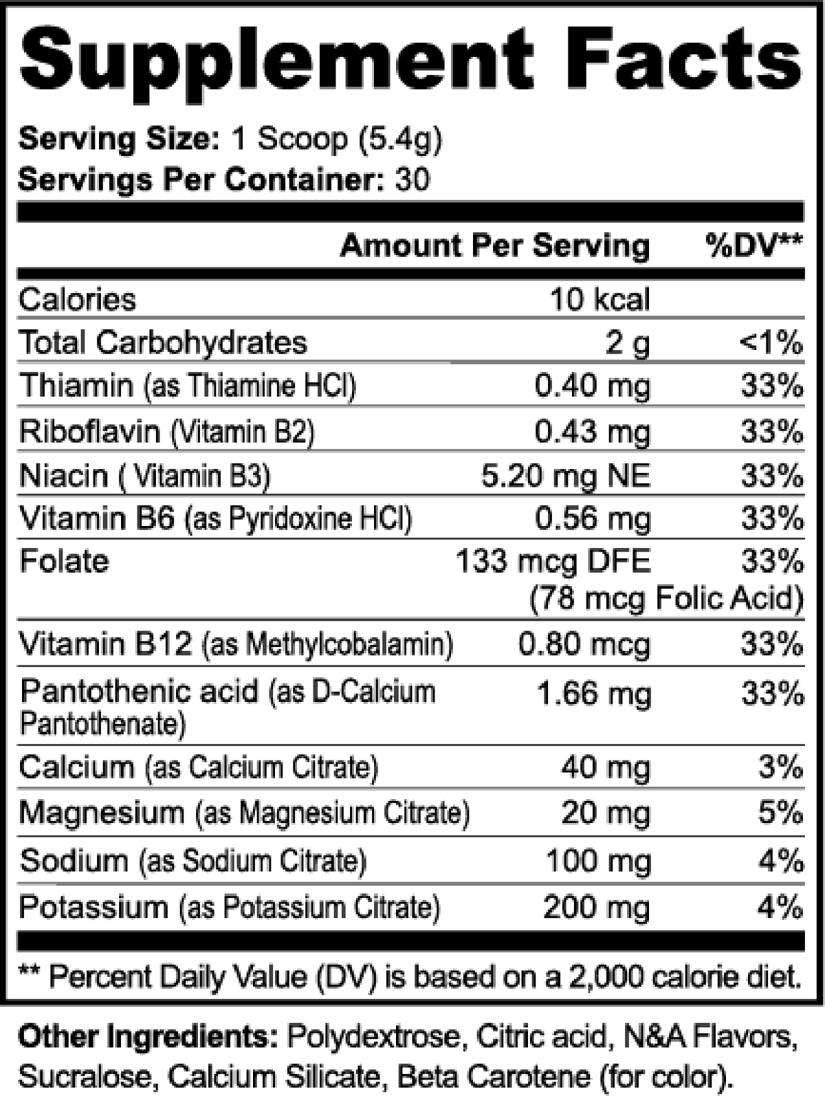 Hydration Powder (Peach Mango)