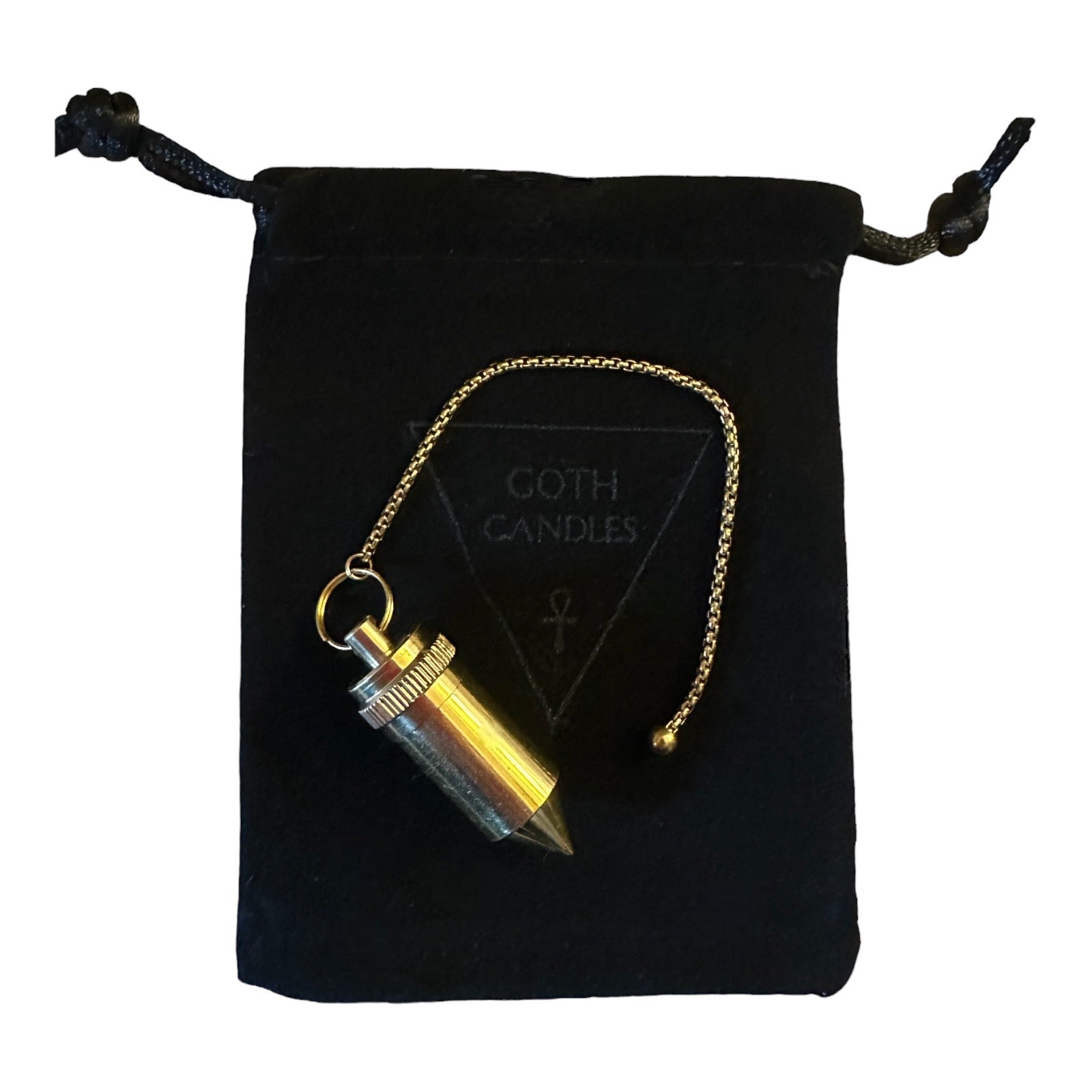 Heavy Brass Pendulum – Spirit Tool for Divination – Goth Candles