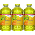 Three bottles of Pine-Sol multi-surface cleaner on a white background