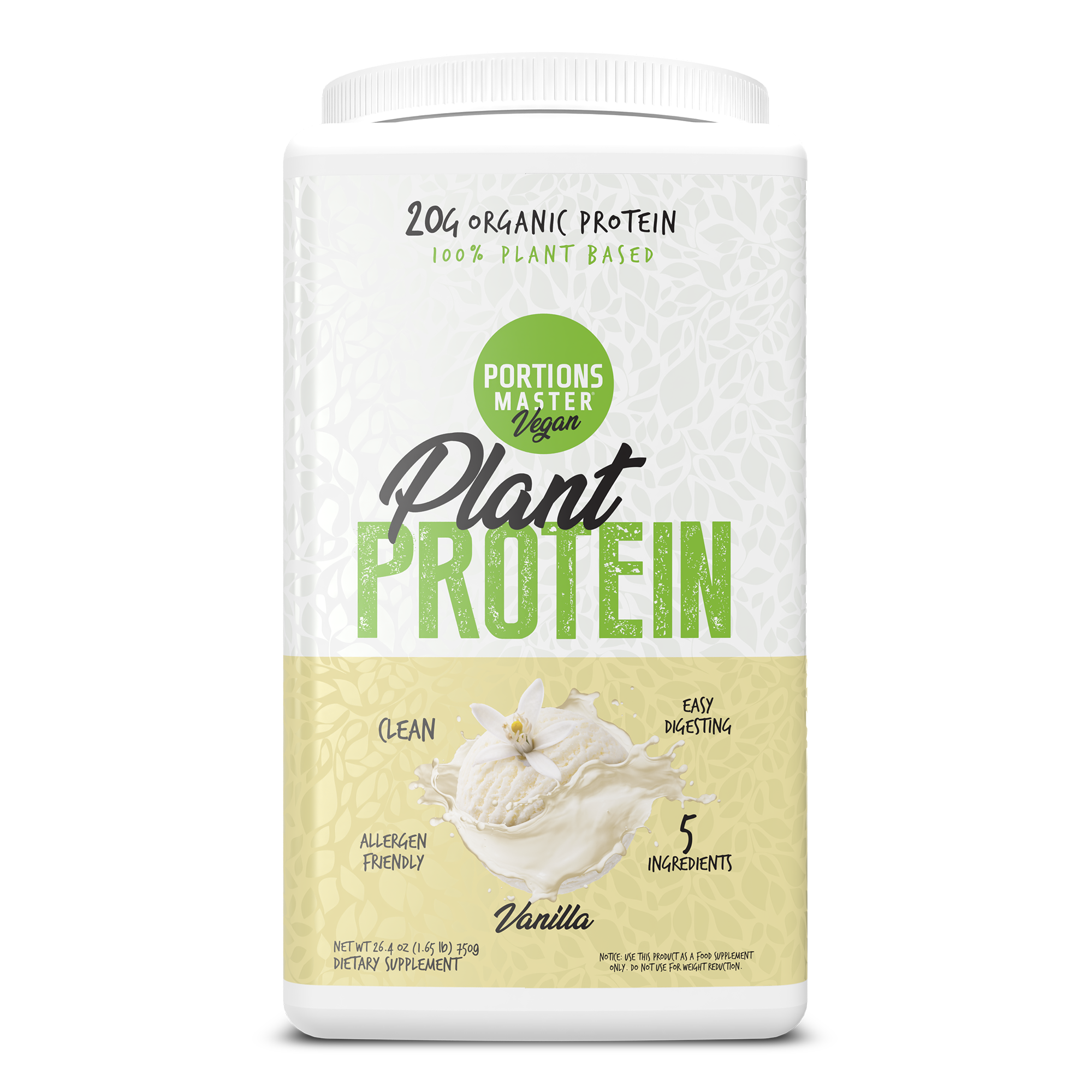 Portions Master Plant Protein Vanilla