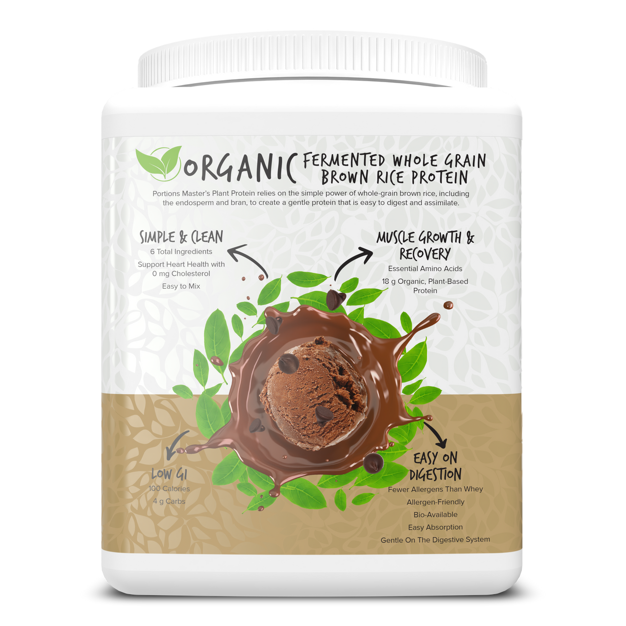Portions Master Plant Protein Chocolate