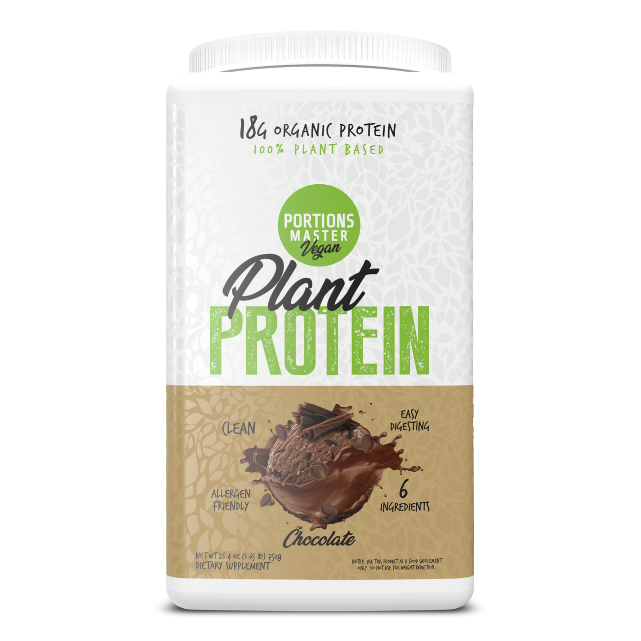 Portions Master Plant Protein Chocolate