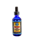 Blue bottle with a black cap labeled 'Potassium Concentrate' on a white background