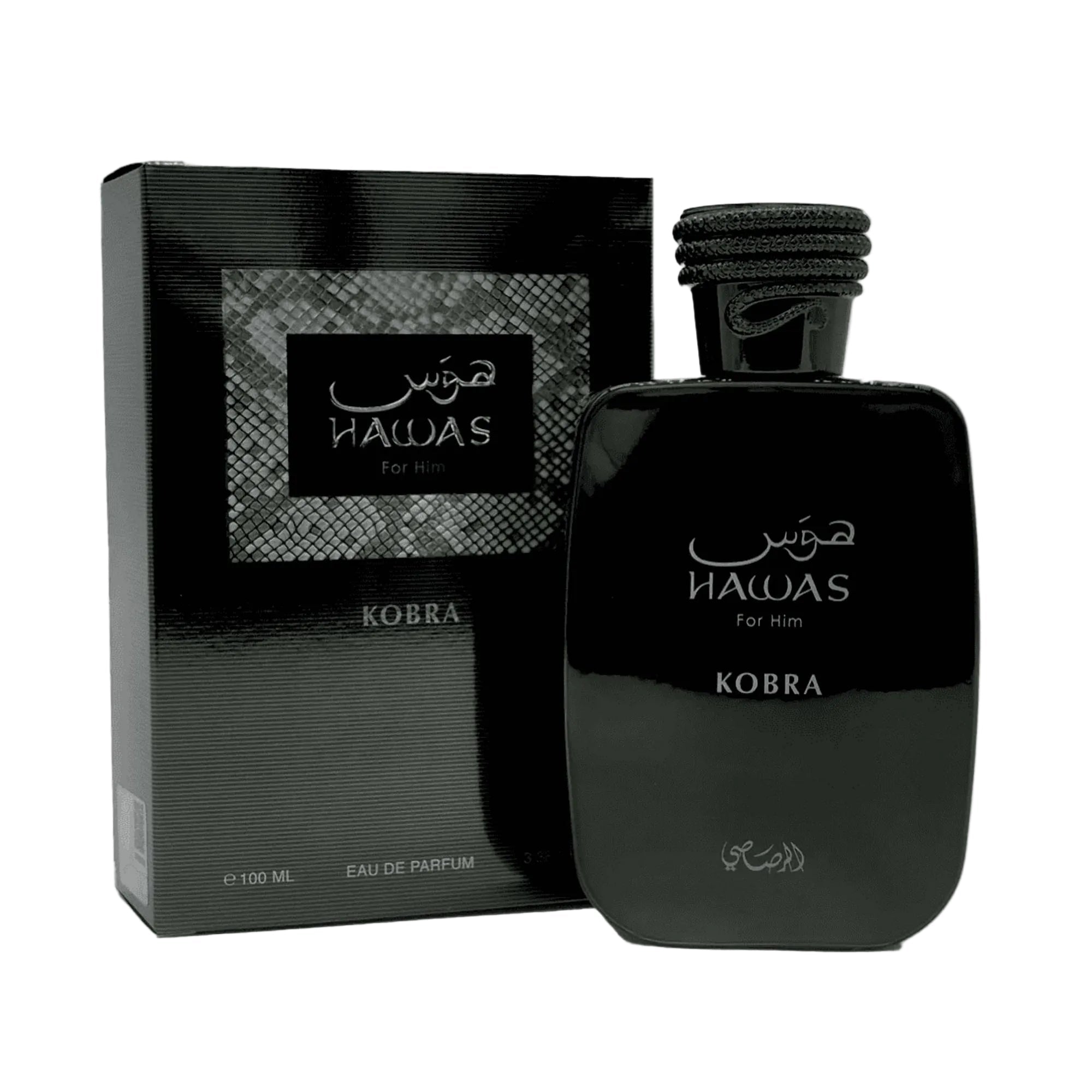Rasasi Hawas Kobra Eau de Parfum Spray for Men 3.4 oz