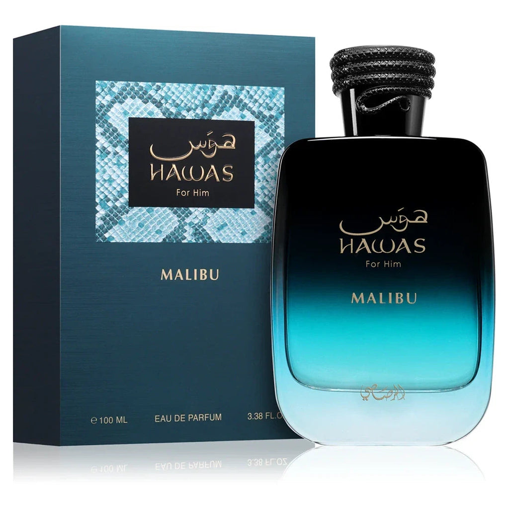 Rasasi Hawas Malibu Eau de Parfum Spray for Men 3.4 oz