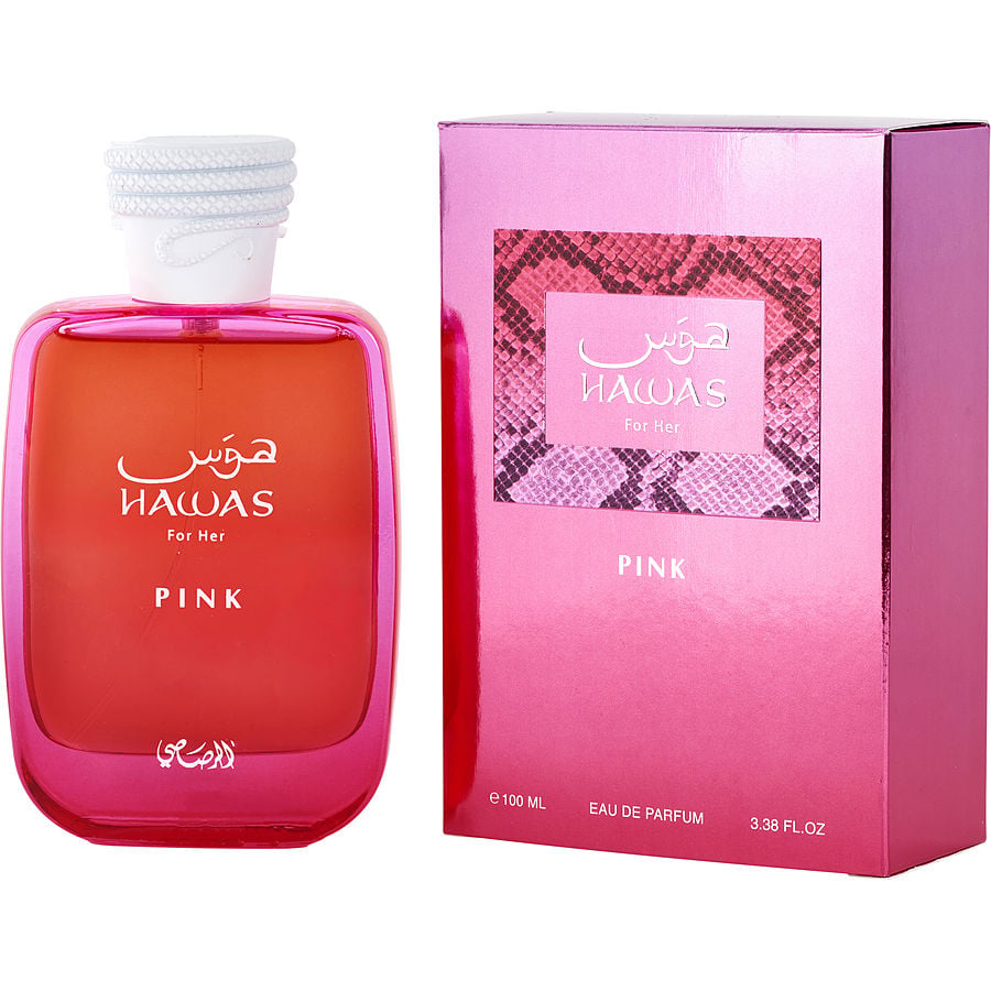 Rasasi Hawas Pink Eau de Parfum Spray for Women 3.4 oz