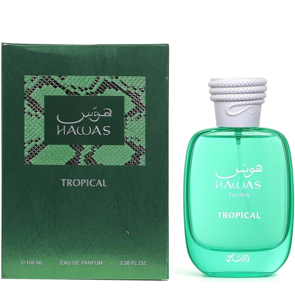 Rasasi Hawas Tropical Eau de Parfum For Men 3.4 oz
