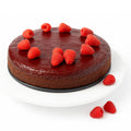 Andy Anand Exquisite 9"  Gluten Free Raspberry Chocolate Cake 9" with Real Chocolate Truffles: Daily Freshly Baked in Bakery and Delivered - 2.8 lbs