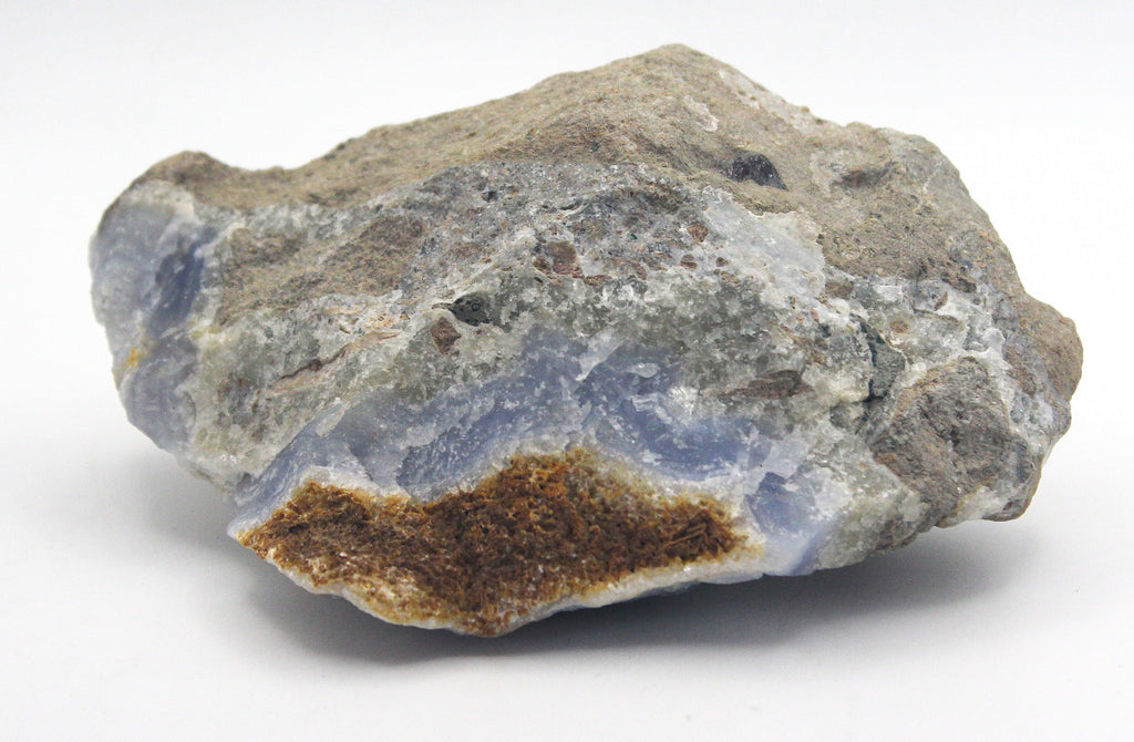 Raw Blue Lace Agate – Natural Rough Stone for Calm & Gentle Communication