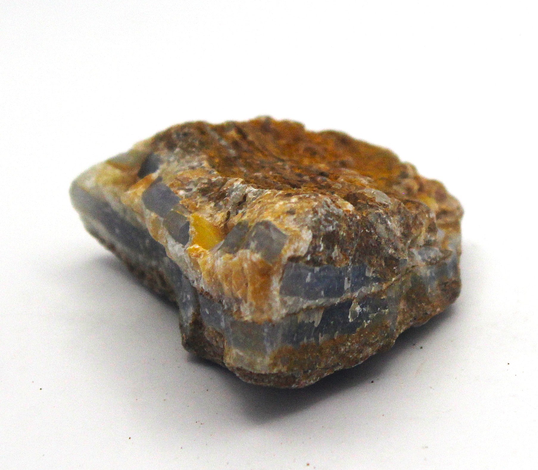 Raw Blue Lace Agate – Natural Rough Stone for Calm & Gentle Communication
